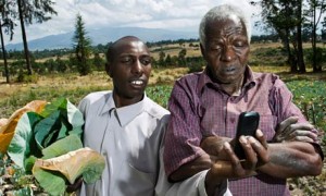 kenya farmer mobile John Wahngombe