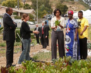Michelle Obama Urban farming SD