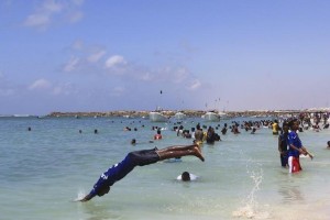 Somalia Lido beach