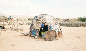 Somaliland drought_make shift home